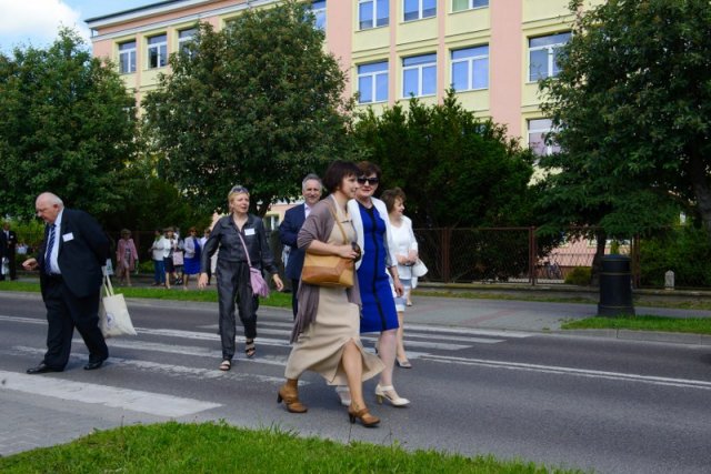 Przemarsz uczestników Jubileuszu 100-lecia Jagiełły